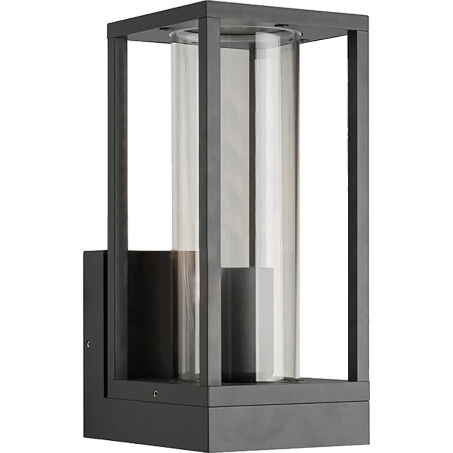 LED's light Außen-Wandleuchte in Anthrazit mit Glas und austauschbarem Leuchtmittel - Bild 2