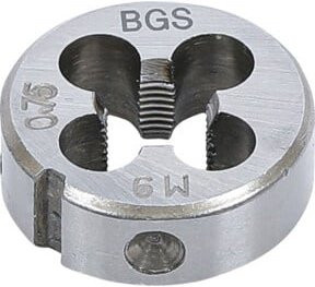 BGS Gewindeschneideisen in Silber, M9 x 0,75 x 25 mm - Bild 1