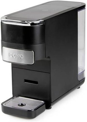 DOMO DO748K Kapselmaschine Schwarz mit E.S.E. Pad Kompatibilität, Filterkaffee-Funktion und One Touch Bedienung - Bild 1