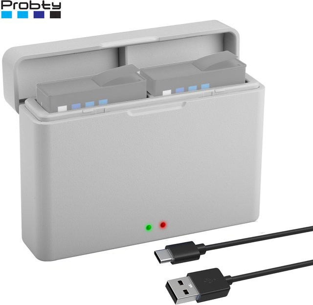 DJI USB-C Akku-Ladestation für Osmo Action 6/5 Pro/4/3 in Weiß - Bild 1