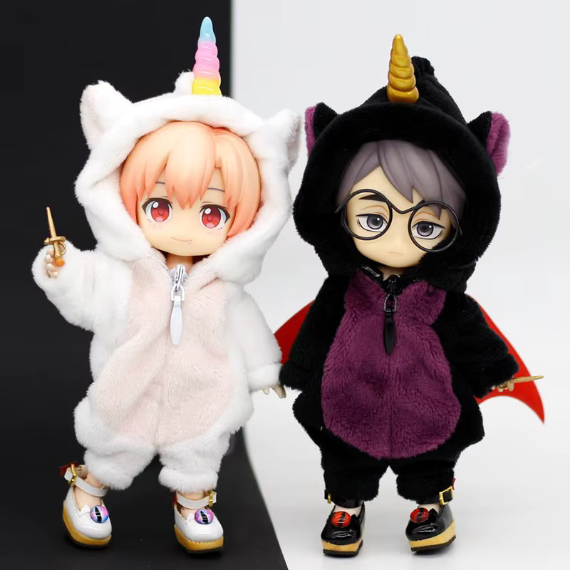 XiDonDon Kawaii-Plüsch-Löwenkleidung, Engel-Pyjamas, Puppenzubehör - Bild 4