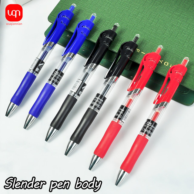 WQN Classic Colors Click Gel Pen Premium Gelstift in Schwarz, Blau oder Rot - Bild 1