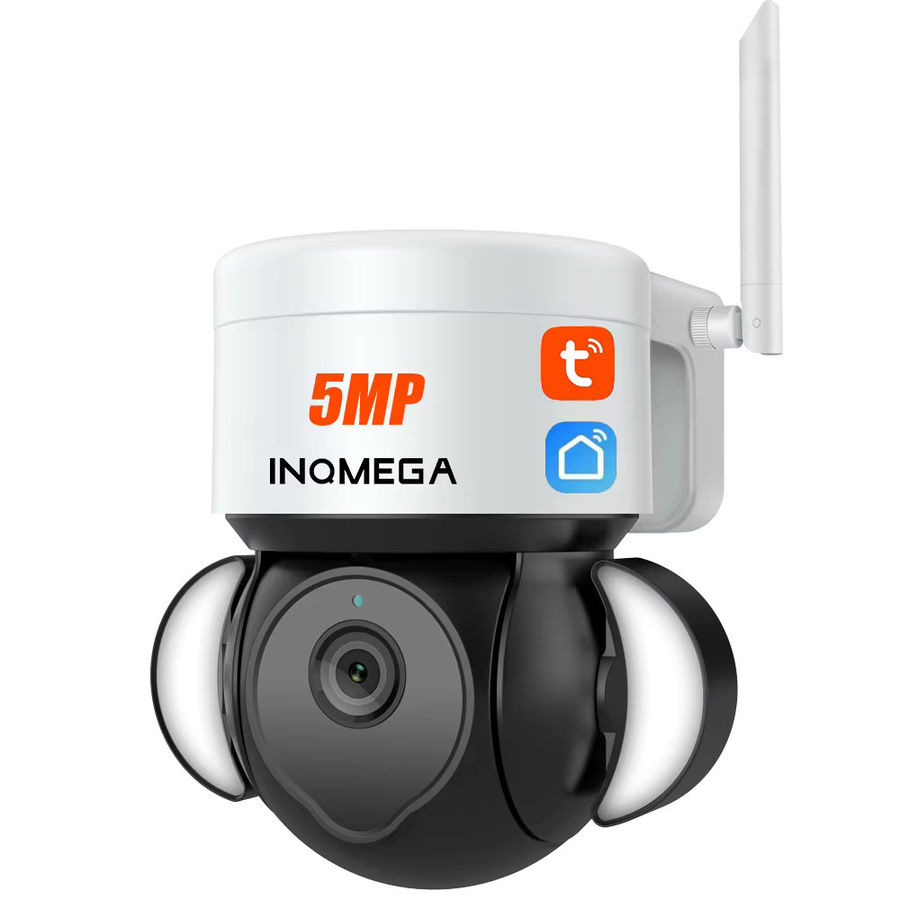 INQMEGA 5MP Smart Cloud PTZ IP Kamera mit Nachtsicht und Foodlight, Wifi Outdoor Überwachungskamera in Weiß - Bild 6