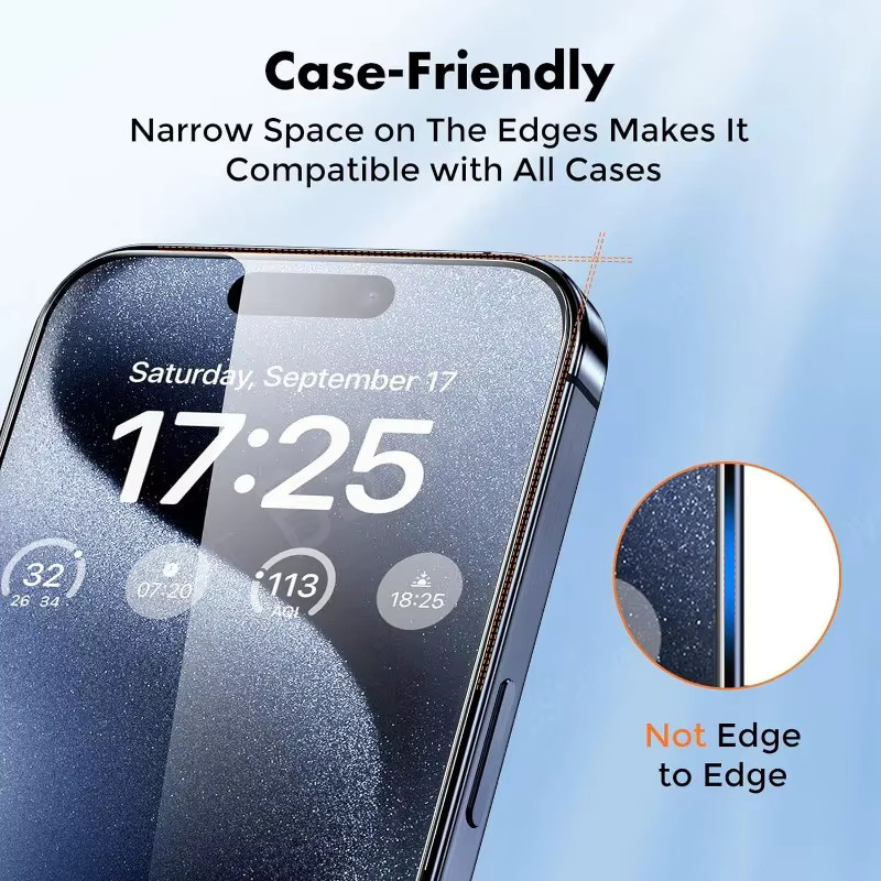BSNOVT Displayschutzfolie aus Glas für iPhone SE 2022, 2020, 7, 8 und 8 Plus, 9H HD Clear, transparent - Bild 5