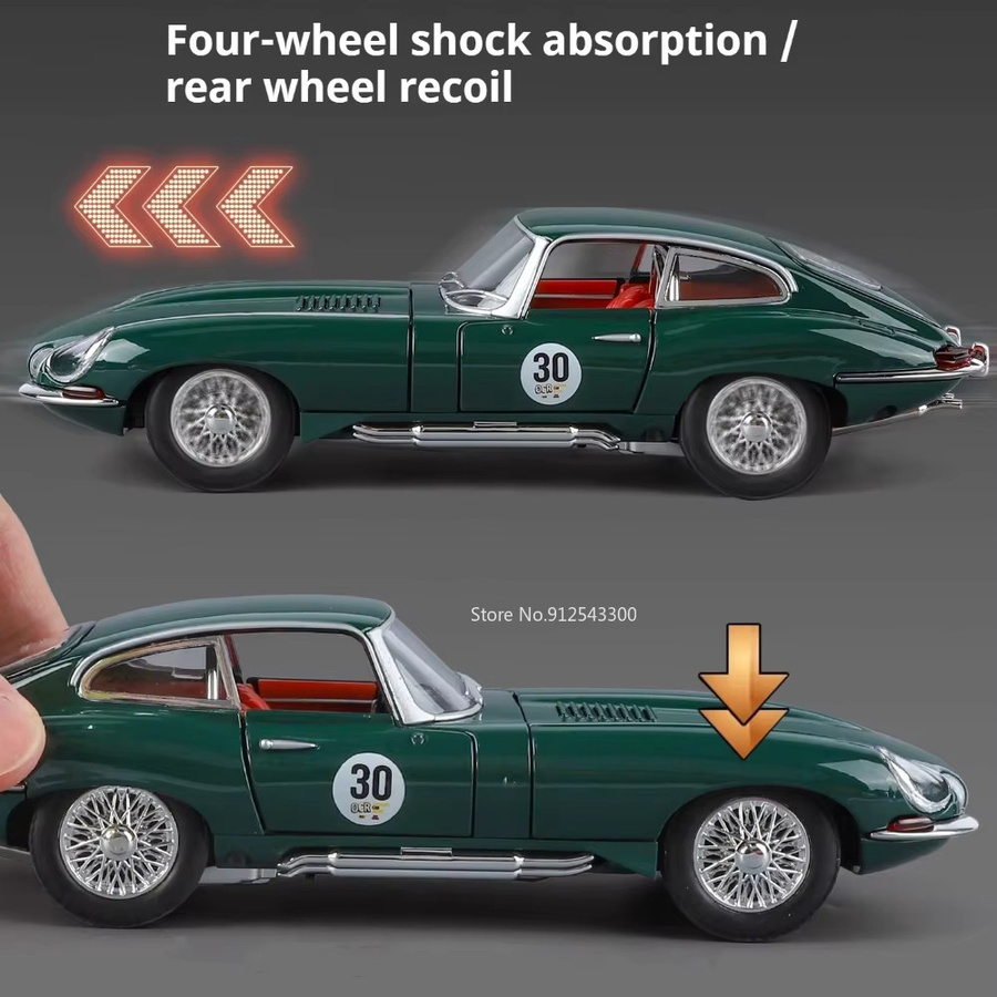caipo E-TYPE 300SL Oldtimer-Modell, 1:24, mit Licht und Ton - Bild 2