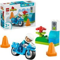 LEGO DUPLO Blaues Polizeimotorrad ab 2 Jahren