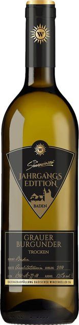 Die Sonnenwinzer Weißwein Grauer Burgunder, Baden, 2024, trocken, 0,75 l - Bild 1