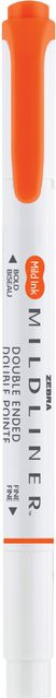 ZEBRA Mildliner Textmarker mit 2 Spitzen in Marigold (Orange/Gelb) - Bild 1