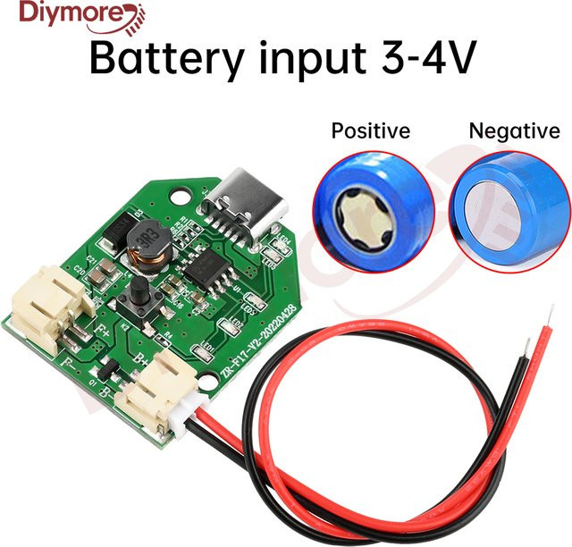 Diymore Boost Fan Control Board mit stufenloser Geschwindigkeitsregulierung und USB-C Anschluss, Grün - Bild 1