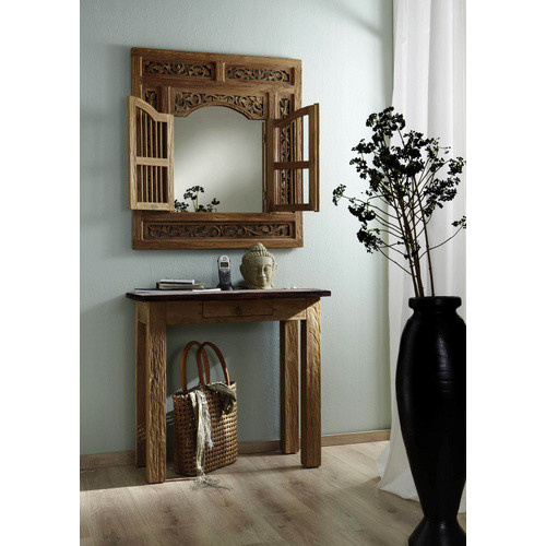 SIT Telefontisch SEADRIFT aus Teakholz in Beige und Braun, B/T/H: 80 x 40 x 78 cm - Bild 3