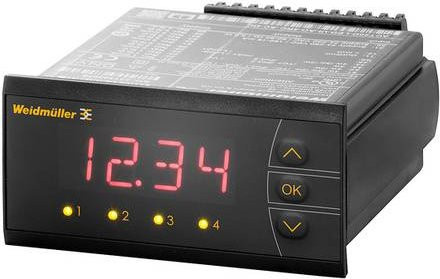 Weidmüller ACT20D-LED-UI-AO-4RC-AC-DC Prozessanzeige in Schwarz - Bild 1