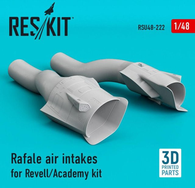 HobbyBoss Rafale Air Intakes, 3D Printed - Bild 1