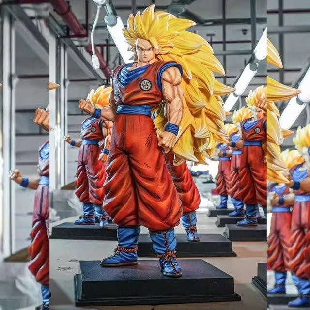 Bandai Dragon Ball Jt 2% Ssj3 Goku, Statische Figur, 54cm - Bild 1
