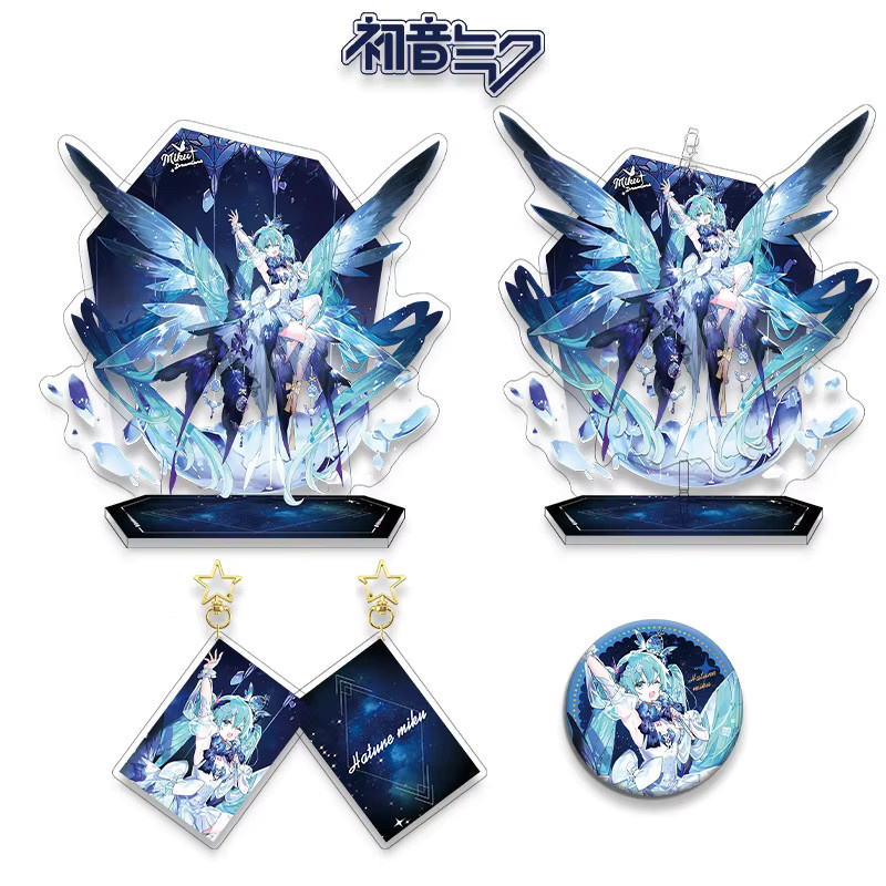 Bandai Hatsune Miku 16. Jubiläum Future Dream Acryl-Ständer Schlüsselanhänger Abzeichen-Set - Bild 4