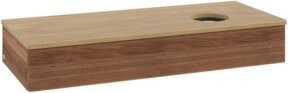 V&B Antao Waschtischunterschrank mit Frontstruktur und Beleuchtung in Eiche Honig, B/T/H: 120 x 50 x 19 cm - Bild 1