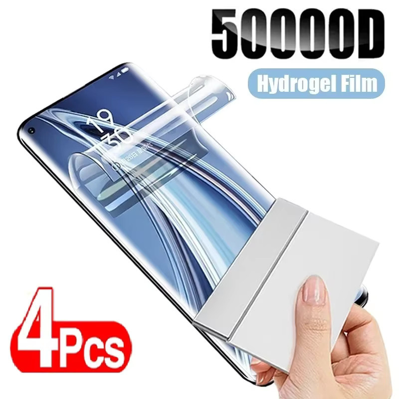4er-Pack High Definition Hydrogel Displayschutzfolie für Oppo A56s A60 A58 A58x A57e A57s A57 5G 4G in Transparent - Bild 2
