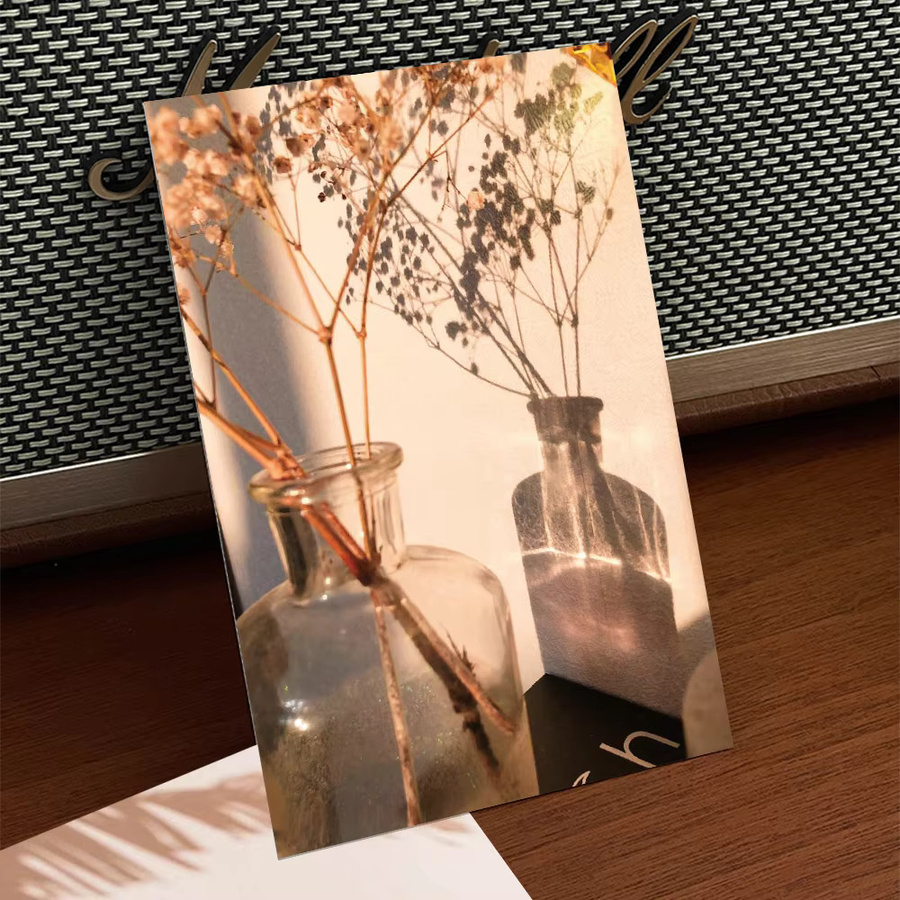 Beige DIY Postkarten aus Papier für Desktop und Wanddekoration - Bild 3
