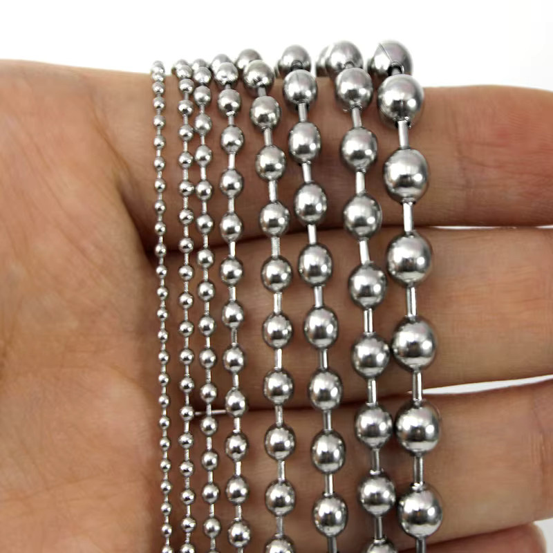SUMOORL Kugelkette Edelstahl, Unisex - Bild 2