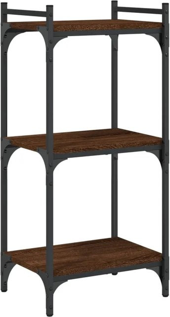 vidaXL Bücherregal im Industrial Design mit 3 Böden, Braun, B/T/H: 40 x 30 x 86 cm - Bild 1