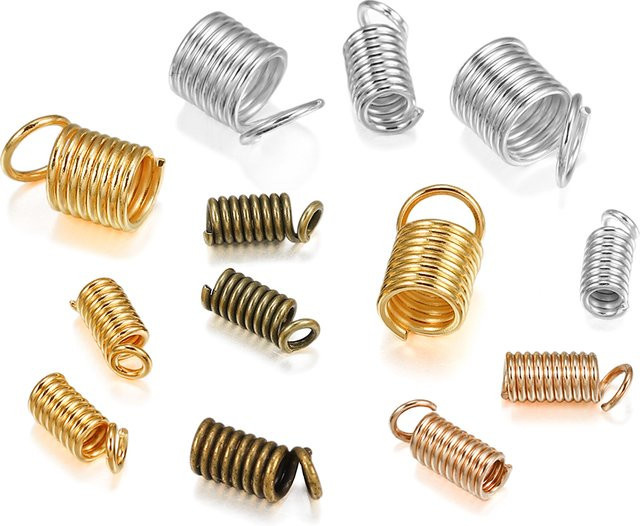AGCFABS Federverschlüsse, Kabel Crimp End Kappen, Befestigungsverbinder - Bild 1