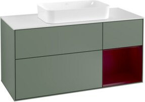 V&B Waschtischunterschrank Finion in Weiß lackiert, Breite: 120 cm, Tiefe: 50,1 cm, Höhe: 50,1 cm - Bild 1