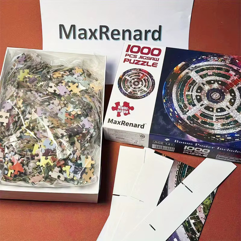 MaxRenard Nachthimmel-Stadtbild-Puzzle, 1.000 Teile, ab 14 Jahren - Bild 4