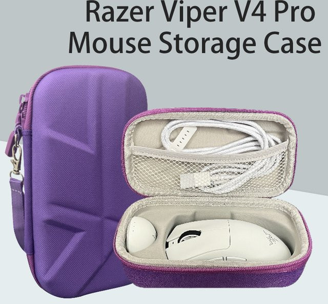 Razer Reise-Tragetasche für die Viper V4 Pro Gaming-Maus, schützendes Hartschalen-Etui für kabellose Mäuse - Bild 1