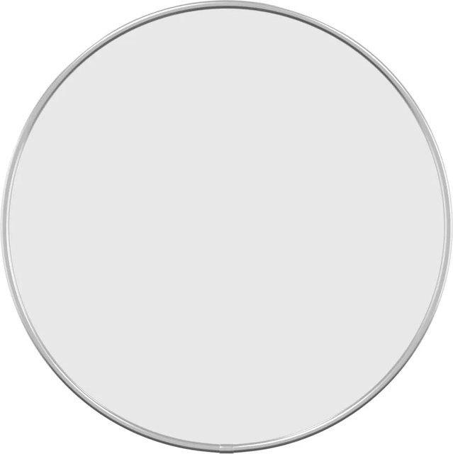 Runder Wandspiegel vidaXL in Silber mit minimalistischer Ästhetik, Durchmesser: 40 cm - Bild 1