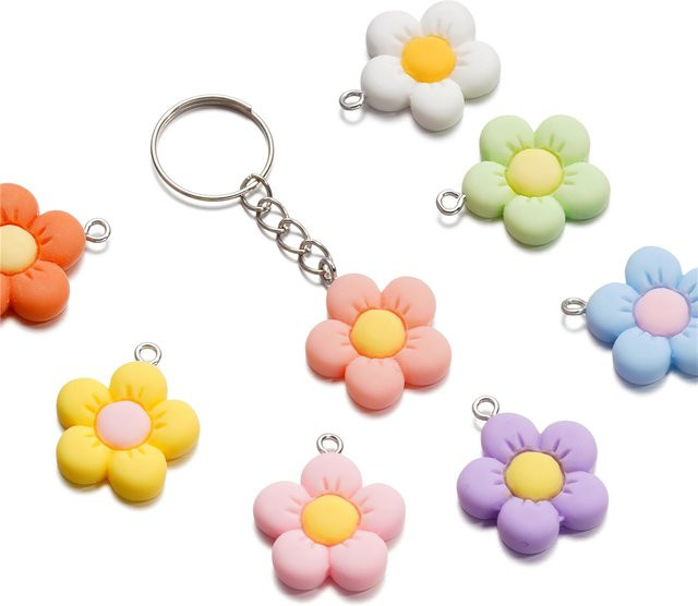 St.kunkka Charms, Sonnenblume, Harz, Bunt, 21x25 mm, Unisex - Bild 1