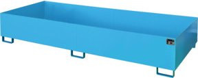 Bauer Südlohn Regalwanne RW 3300-3 aus Stahl in Blau, B/T/H: 130,0 x 38,0 cm - Bild 1