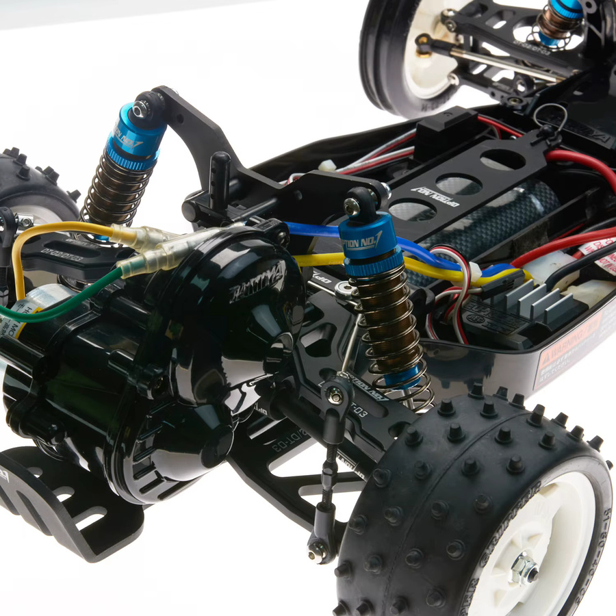 Tamiya Aluminium-Öl-Stoßdämpfer vorne/hinten, Metall, Rot, ab 14 Jahre - Bild 2