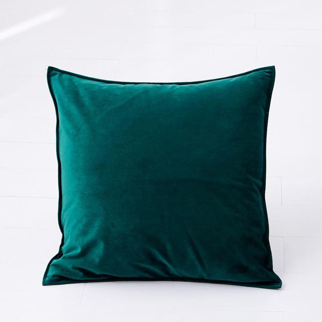 Samt-Kissenbezug von WoW Home in Grün, quadratisch, B/B: 45 x 45 cm - Bild 1