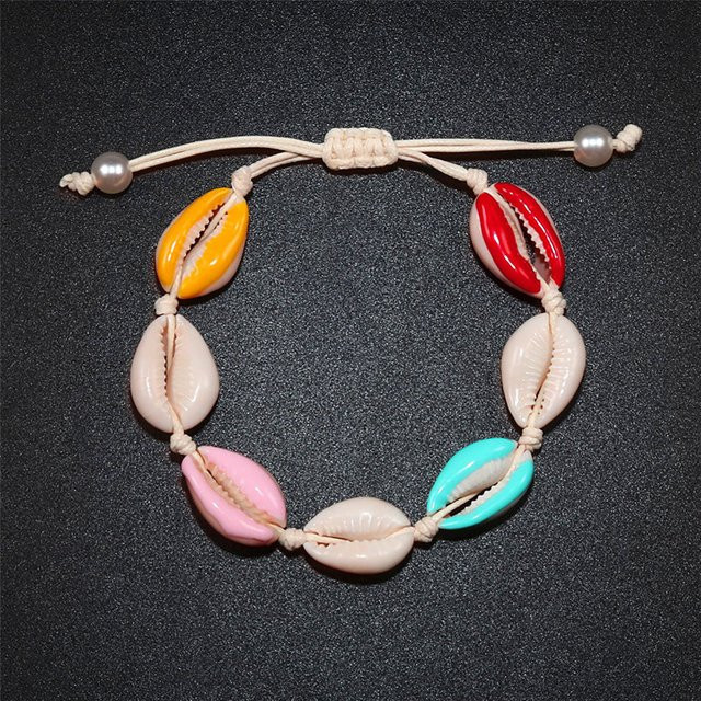 Armband Muschel, bunt bedruckt, Damen - Bild 1
