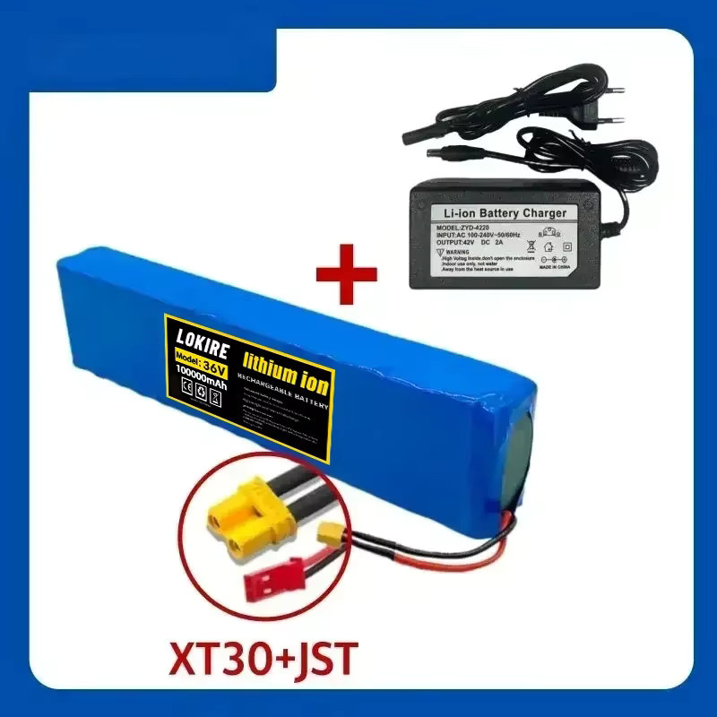 Ryobi Lithium-Ionen-Akkupack 36V 100Ah Blau mit BMS und Ladegerät für Fahrrad und Roller - Bild 3