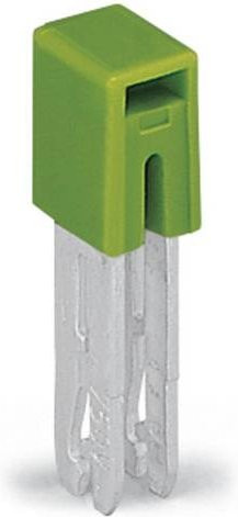 WAGO 284-422 Querbrücker in Gelb und Grün, 100 Stück - Bild 1