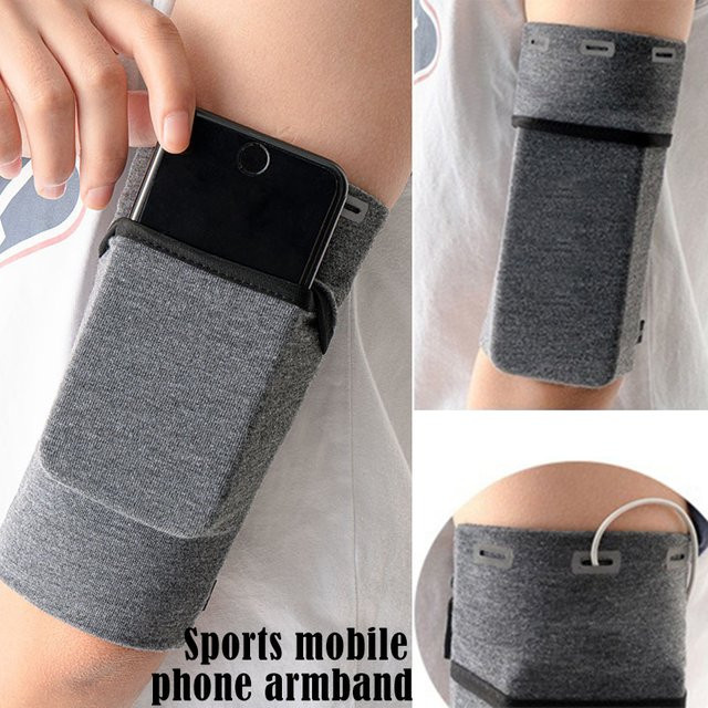 XMSJ Armband Handytasche für Laufsport und Jogging in Grau - Bild 1