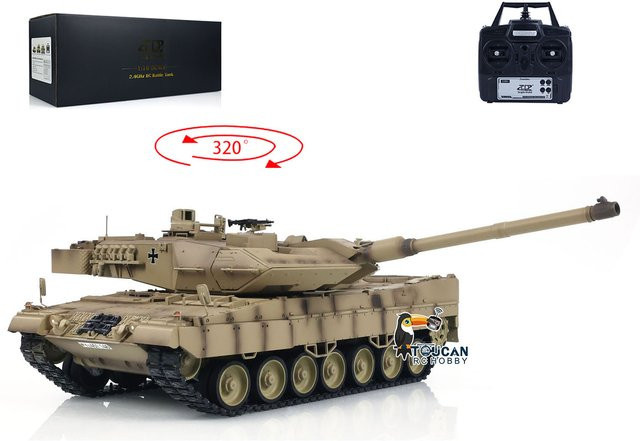 Tongde Leopard2A7 Infrarot-Kampfpanzer, RC, 1:16, Elektrischer RTR Militärpanzer - Bild 1