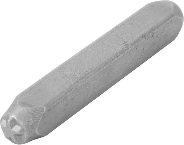 DIYelecs Sternförmiger Schlagstempel aus Edelstahl in Grau, Breite: 0,6 cm, Länge: 2,5 cm - Bild 1