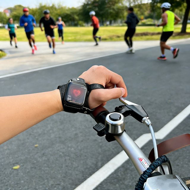 iwujiao Uhrenarmband Leder, Schwarz, Unisex, für Apple Watch - Bild 1