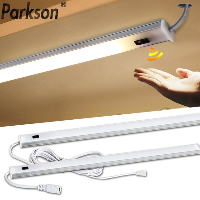 PARKSON LED Unterbauleuchte mit PIR Bewegungssensor und Hand-Sweep-Schalter für die Küche, Farbe: Weiß - Bild 1