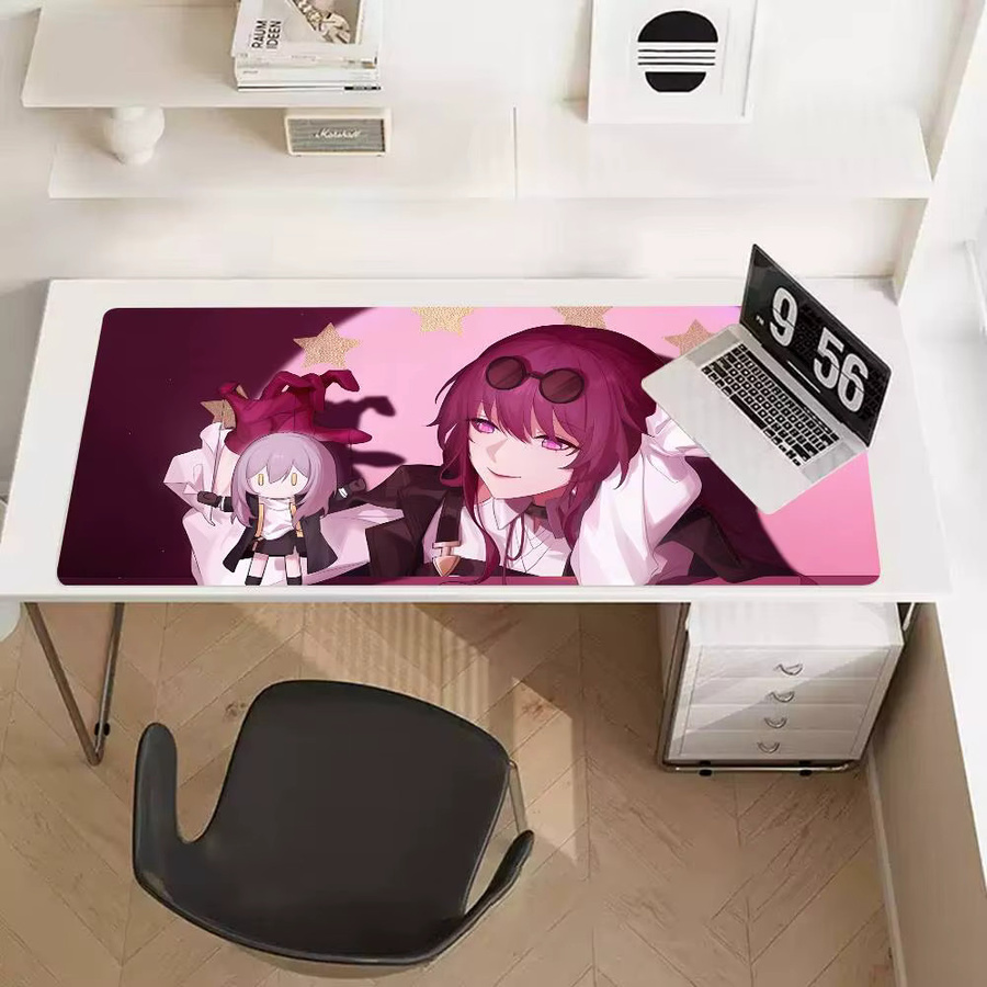 Kafka Honkai Star Rail Gaming Mauspad Sakura Anime Deskmat, Mehrfarbig - Bild 5