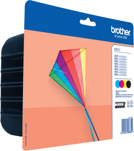 Original Brother LC-223 Tintenpatronen Multipack CMYK Schwarz, Cyan, Magenta, Gelb - Bild 1