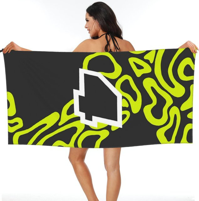 JMG Household Supplies Strandtuch Lando Norris #4 aus weicher Mikrofaser, schwarz, B/H: 70 x 140 cm - Bild 1