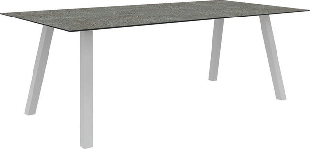 Stern Tisch Interno mit Silverstar 2.0 Flint Tischplatte, weiß, B/T: 220 x 100 cm - Bild 1