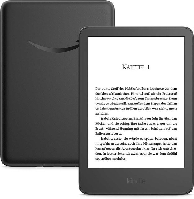 Amazon Kindle E-Book Reader mit 16 GB Speicherplatz, Schwarz - Bild 1