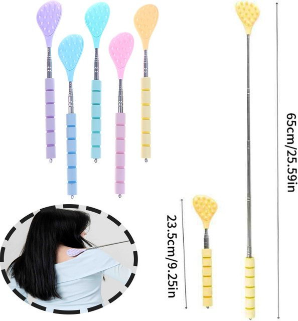 KuZHEN Ausziehbarer Kaktus-Rückenkratzer, Unisex - Bild 1
