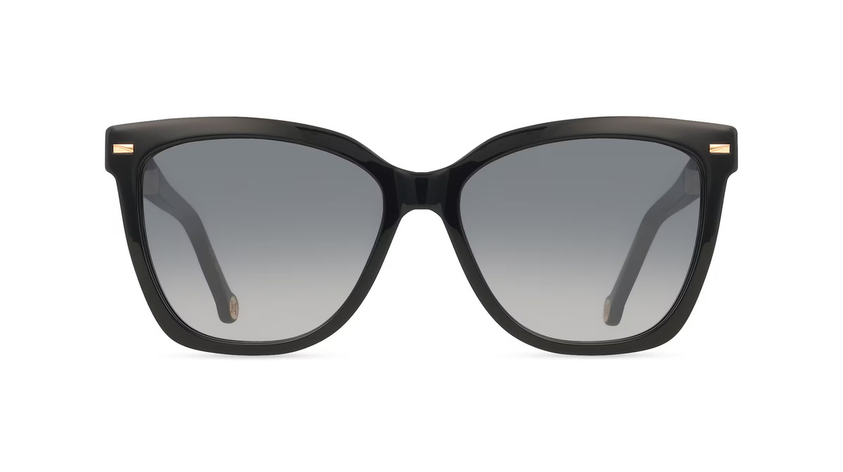 Carolina Herrera HER 0333/S Sonnenbrille Butterfly, Vollrand, Acetat, Damen, schwarz - Bild 1