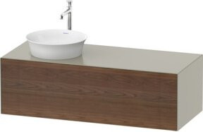 Duravit Waschtischunterschrank White Tulip in White, Breite: 130 cm, Tiefe: 55 cm, Höhe: 40,8 cm - Bild 1