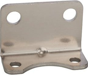 Riegler Fußbefestigung Typ LB für Normzylinder SE und SAI mit Kolben-Durchmesser 40 mm in Silber - Bild 1