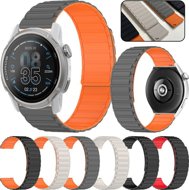 COROS Smartwatch-Armband, Silikon, 22 mm, Unisex - Bild 1